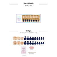 [OH! CALIFORNIA PREMIUM] MAGIC PRESS PEDICURE - BLUE OCEAN