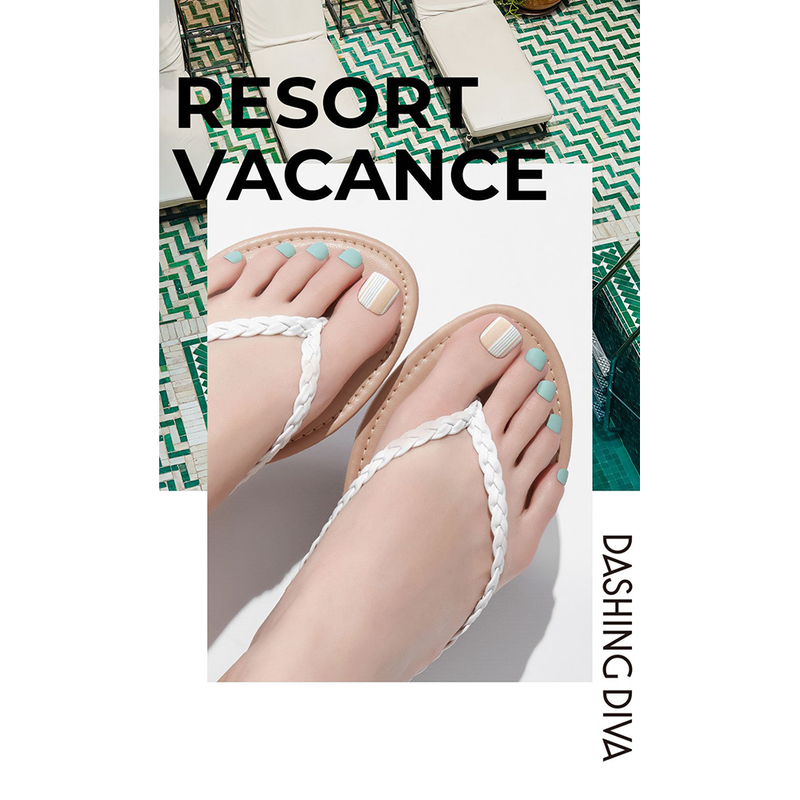 [RESORT VACANCE] MAGIC PRESS PEDI - COZY STRIPE