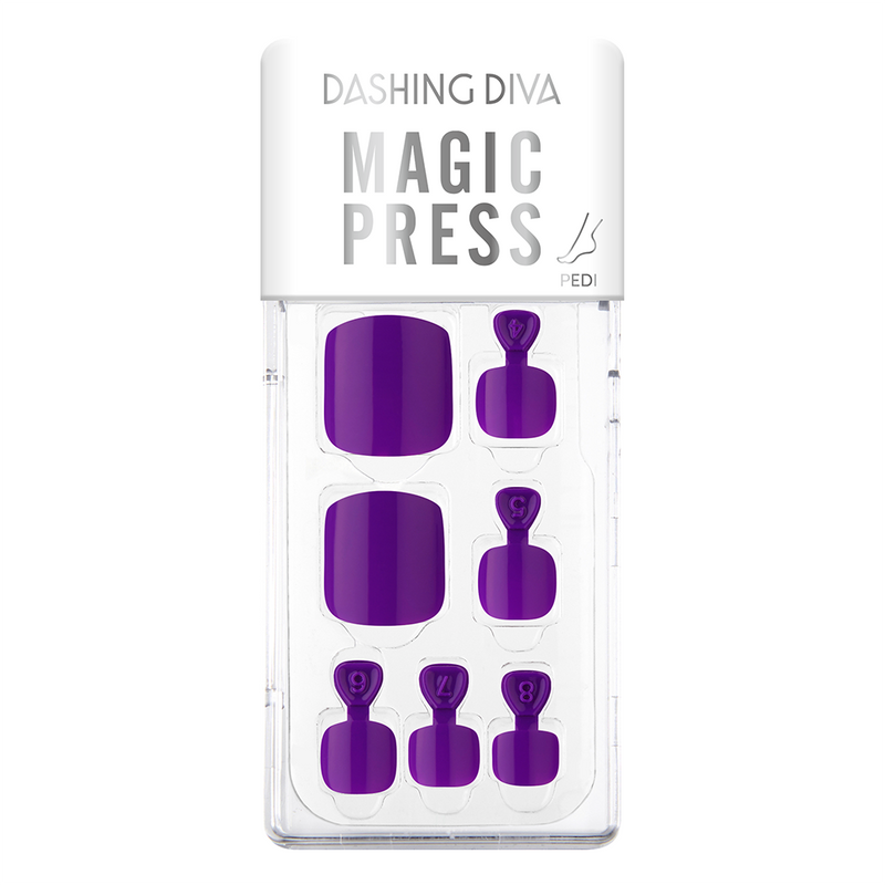 [VIVID RAINBOW COLLECTION] MAGIC PRESS PEDI - GLOSSY VIOLET