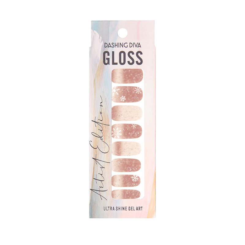 [ONE SUMMER NIGHT] GLOSS GEL NAIL STICKER - MERRY SNOW
