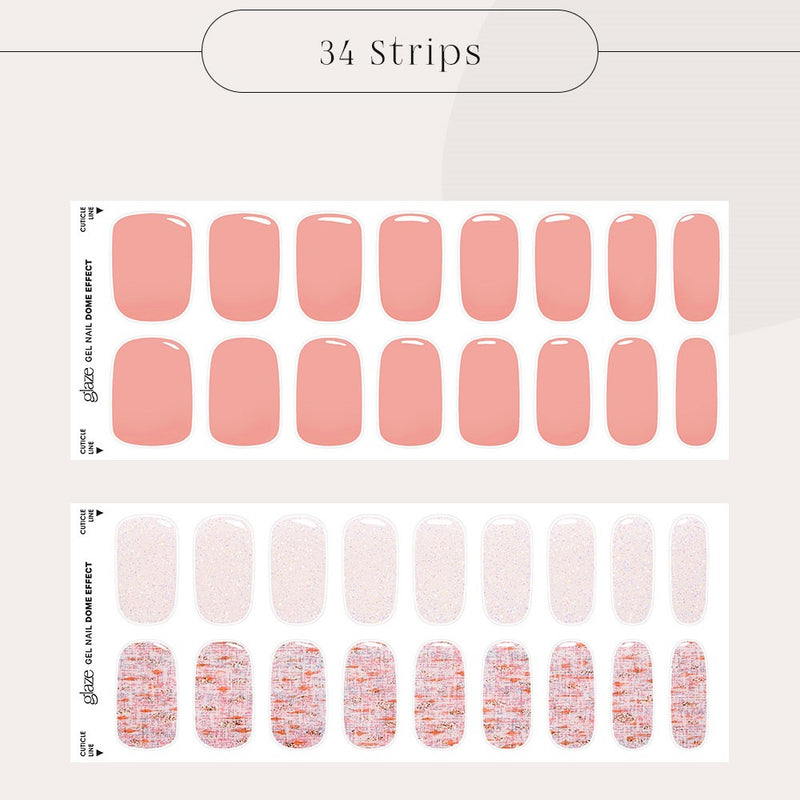 [GLAZE LIKE DIVA] GLAZE GEL NAIL – ROSY TWEED
