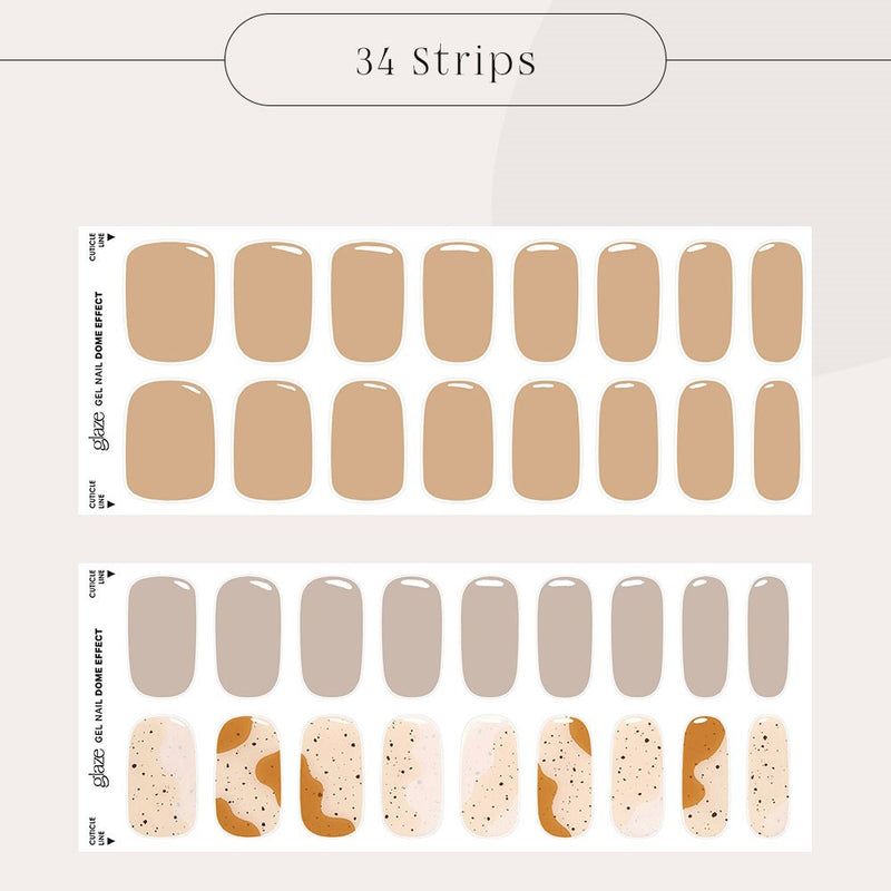 [GLAZE LIKE DIVA] GLAZE GEL NAIL – CARAMEL CREAM