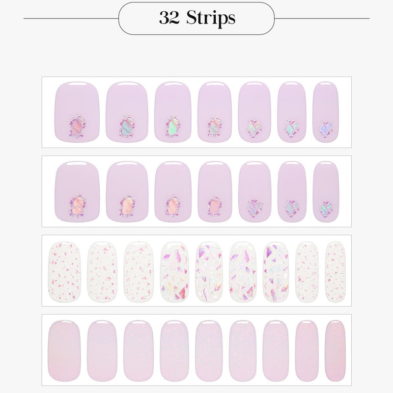 [SPARKLING WATER] GLAZE GEL NAIL – DAZZLING LAVENDER
