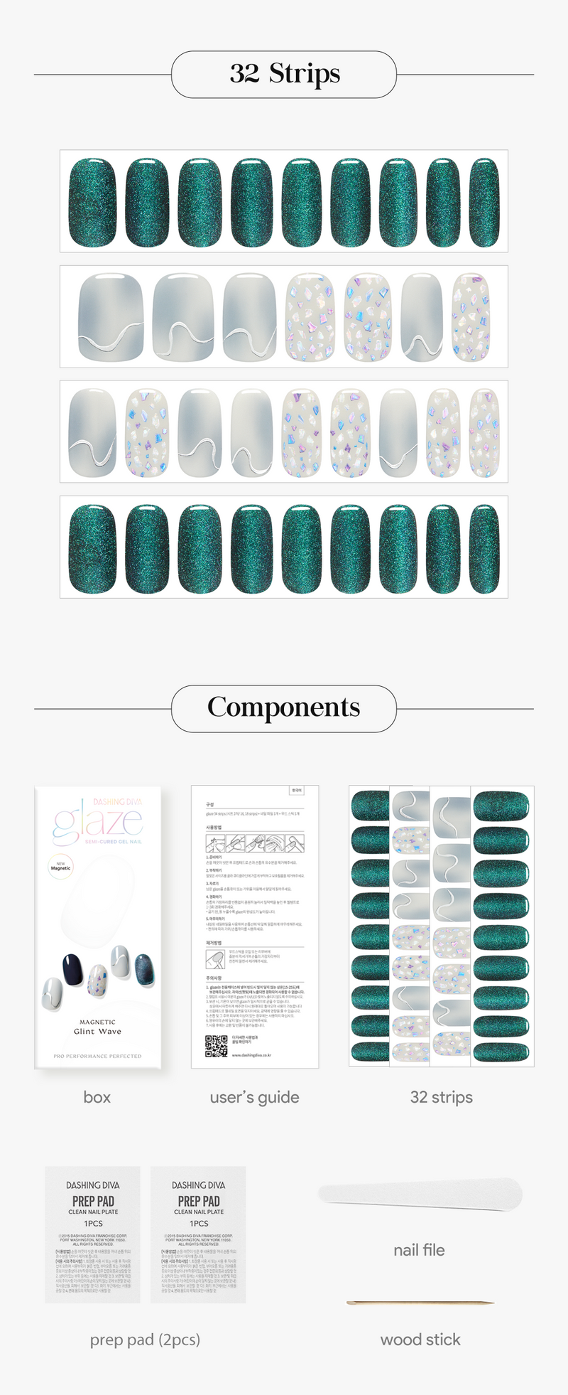 [GLINT&GLOW] GLAZE GEL NAIL – GLINT WAVE