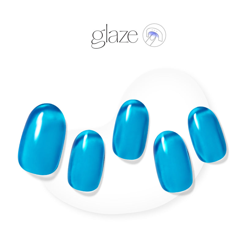 [SIMPLE NEAT] GLAZE GEL NAIL – SEE THROUGH BLUE