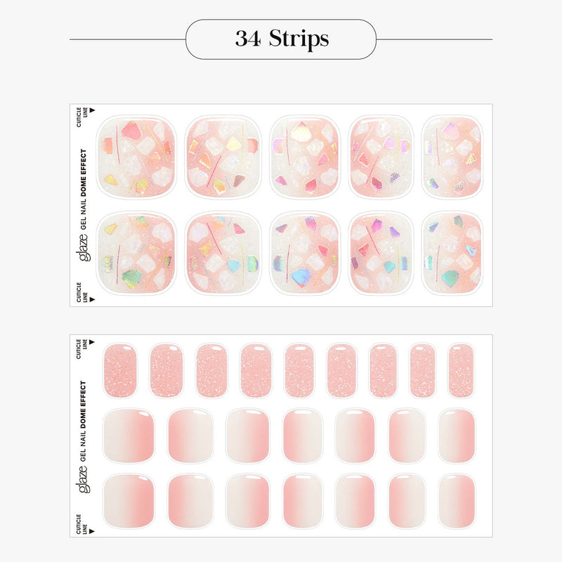 [CHERRY BLOSSOM] GLAZE GEL PEDI – SWEET HEART PEDI