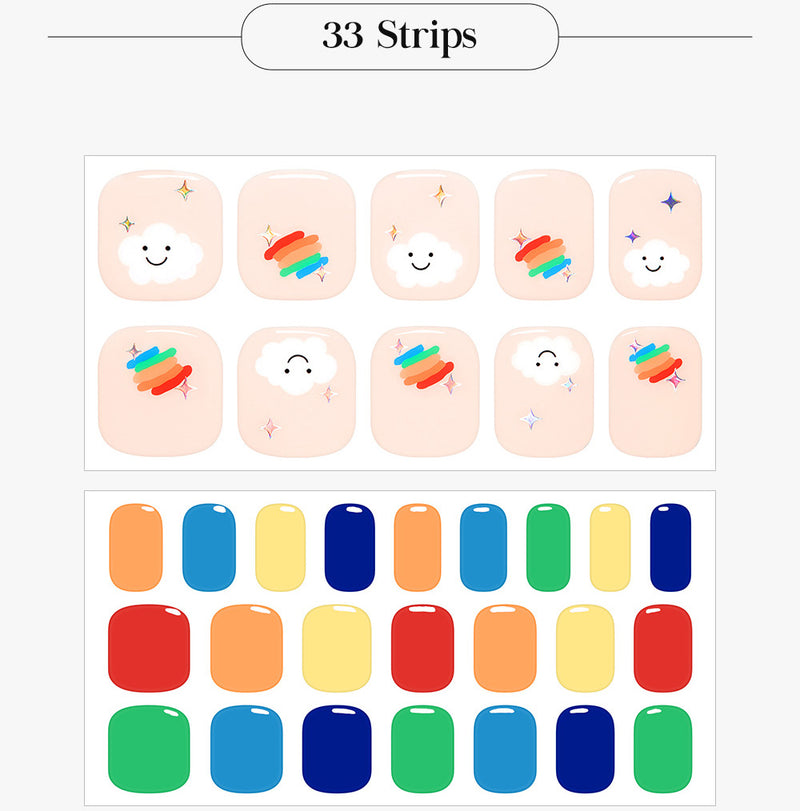 [SPRING FAIRY] GLAZE GEL PEDI – MY RAINBOW