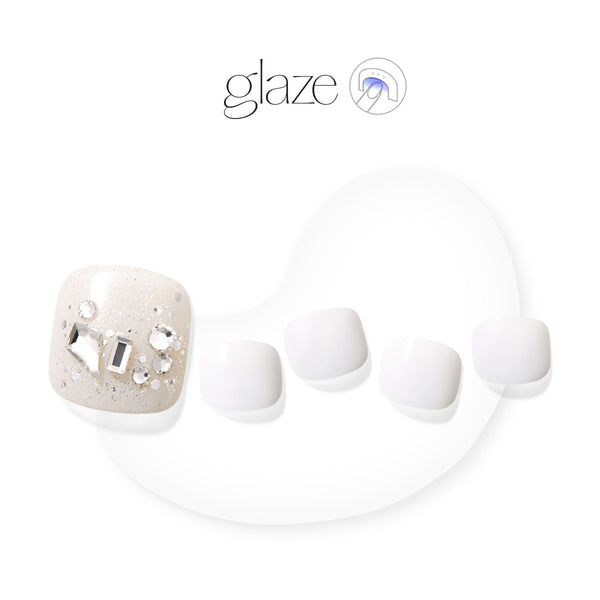 [SPRING FAIRY] GLAZE GEL  PEDI – WHITE STELLAR