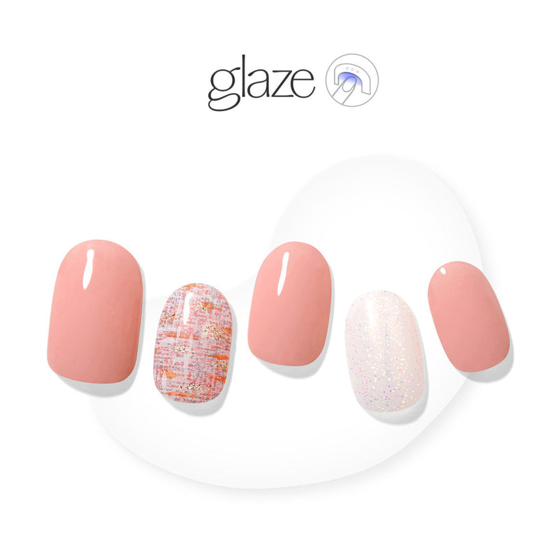 [GLAZE LIKE DIVA] GLAZE GEL NAIL – ROSY TWEED
