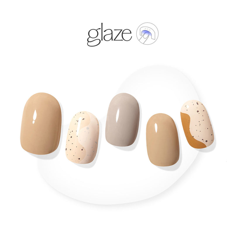 [GLAZE LIKE DIVA] GLAZE GEL NAIL – CARAMEL CREAM