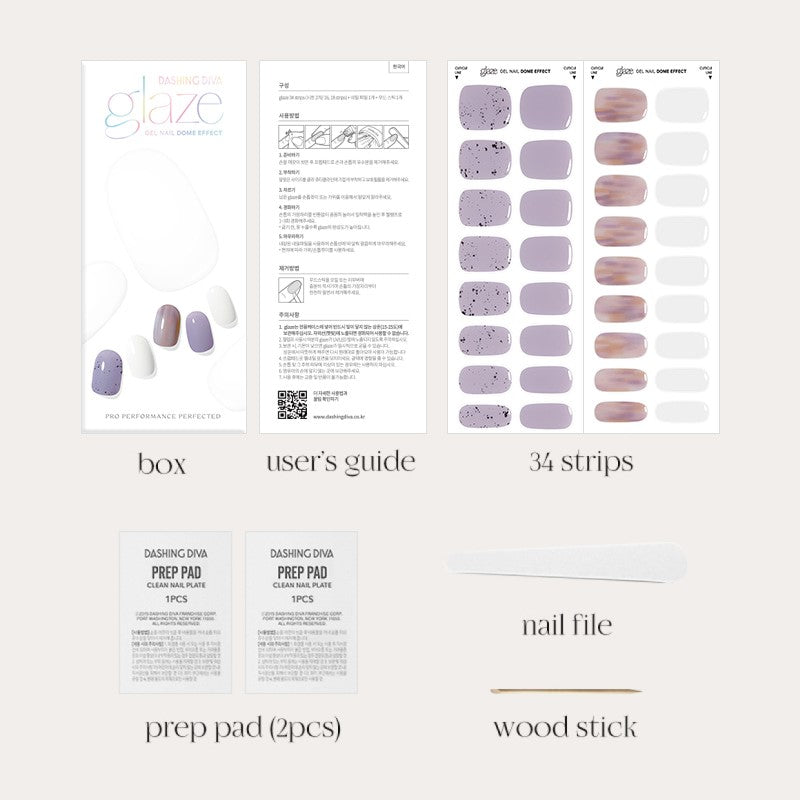 [POPPING PAINTING] GLAZE GEL NAIL – LAVENDER LATTE