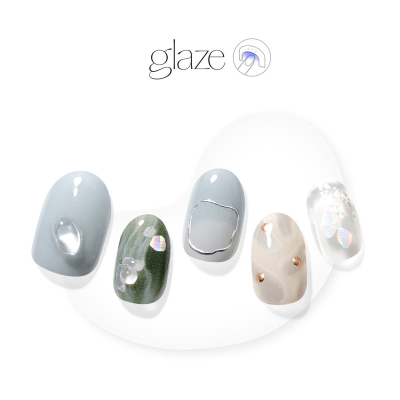 [RAINBOW DROPS] GLAZE GEL NAIL – EARLY MORNING FOG