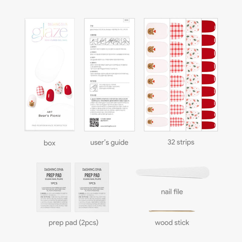[CAFU EDITION] GLAZE GEL NAIL – BEARS PICNIC
