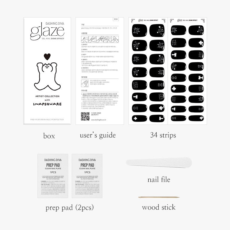[INAPSQUARE COLLECTION] GLAZE GEL NAIL – NEW NEW NAIL