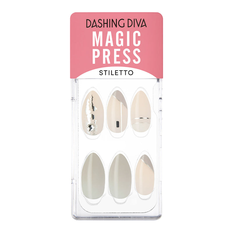 [WEDDING RING] MAGIC PRESS NAIL - GREY JEWEL