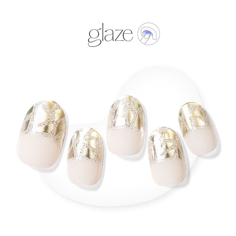 [RAINBOW DROPS] GLAZE GEL NAIL – TWINKLE FRENCH