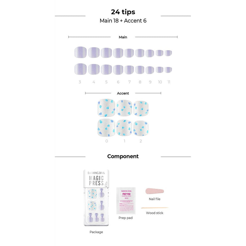 [BLUE OCEAN COLLECTION] MAGIC PRESS PEDI - BREEZE TOUCH